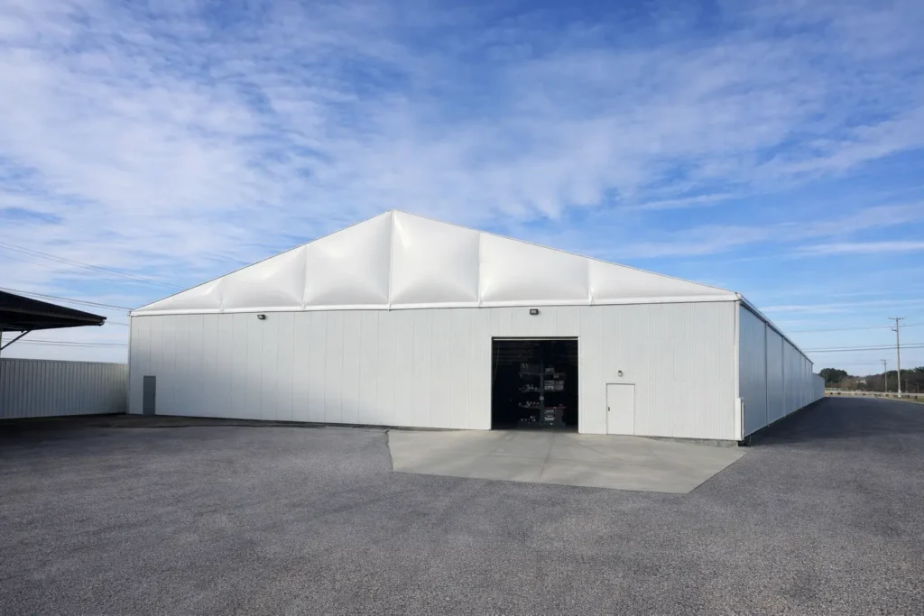 Maxi Apex semi-permanent warehouse structure